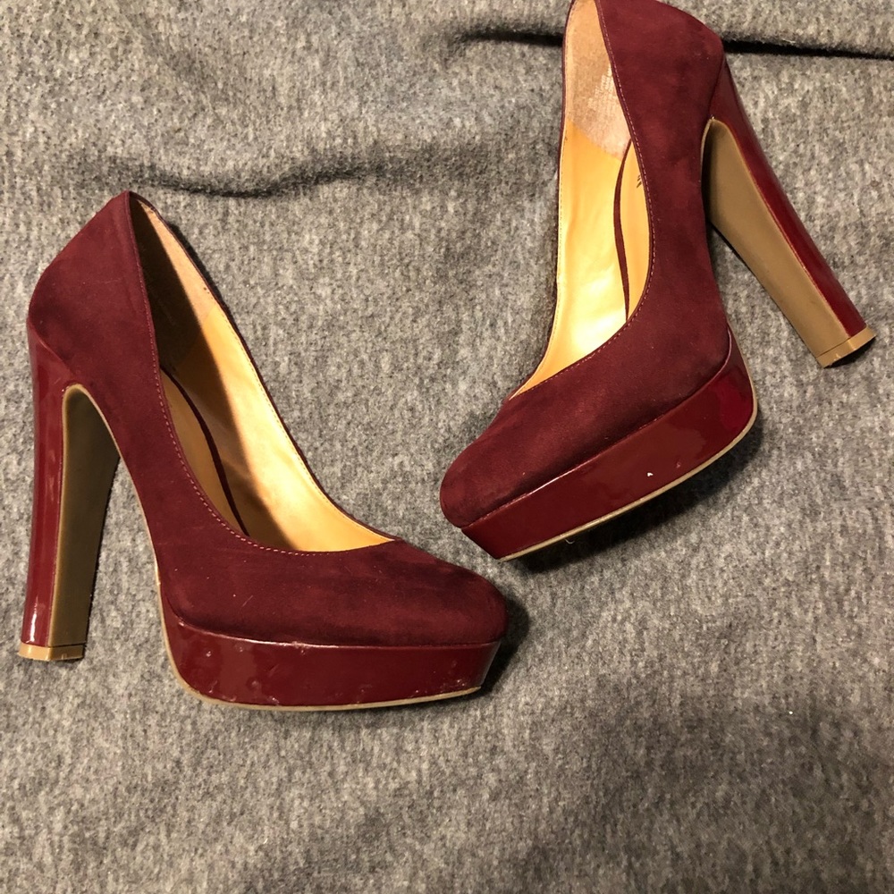 5.5-6” maroon platform